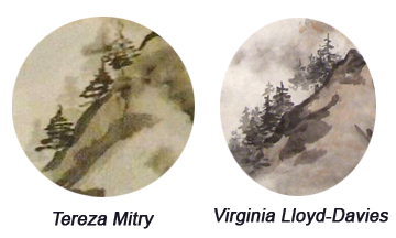 Chinese Brush Painting detail